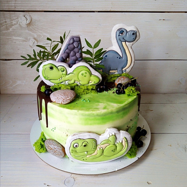 Торт "Динозавры" купить - пенза.сладкоежкин.рф